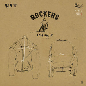 Leather jacket Perf ROCKERS